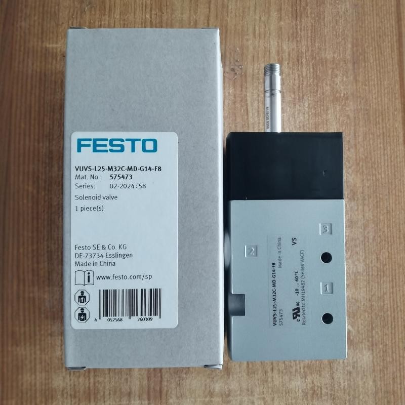 Fisto โซลินอยด์วาล์ว VUVS-L20/25-M52/B52-MD/D-G18-F7/F8-1C1/1B2