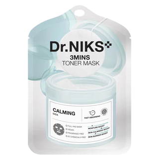 Dr.Niks ดร.นิกส์ ทรี มินิทส์ โทนเนอร์ มาสก์ คาล์มมิ่ง 1 แผ่น