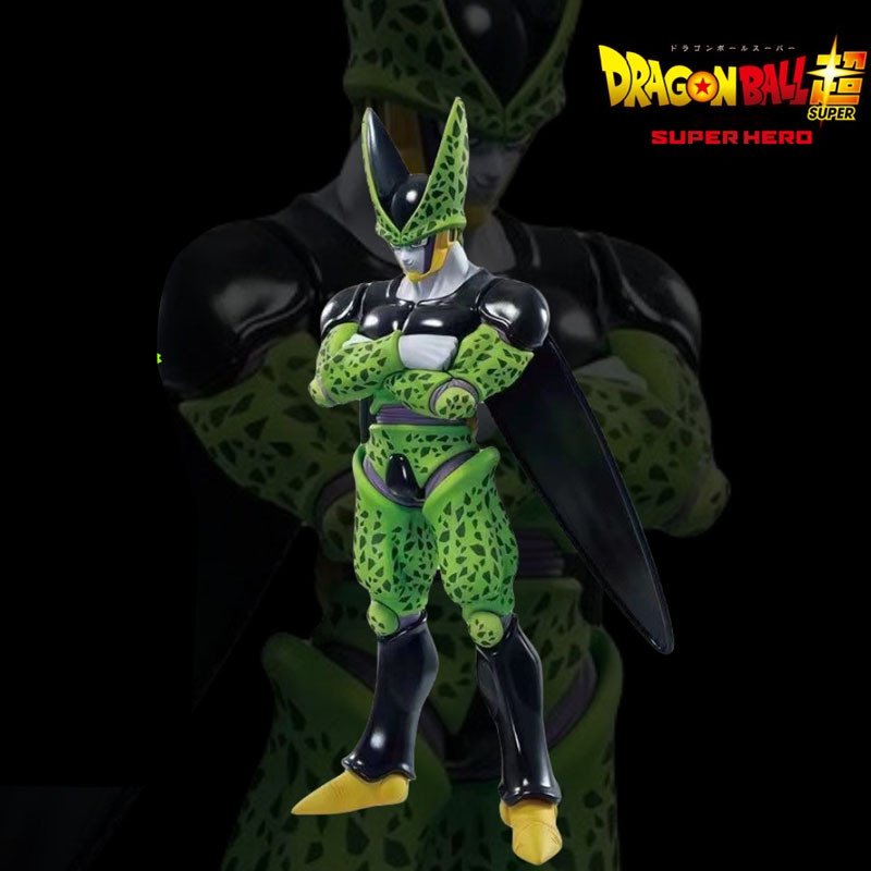 31.5 ซม.Dragon Ball อะนิเมะรูป Perfect Cell ขนาดใหญ่ Action Figure PVC รูปปั้นตุ๊กตาคอลเลกชันของเล่นเด็กคริสต์มาสของขวัญ