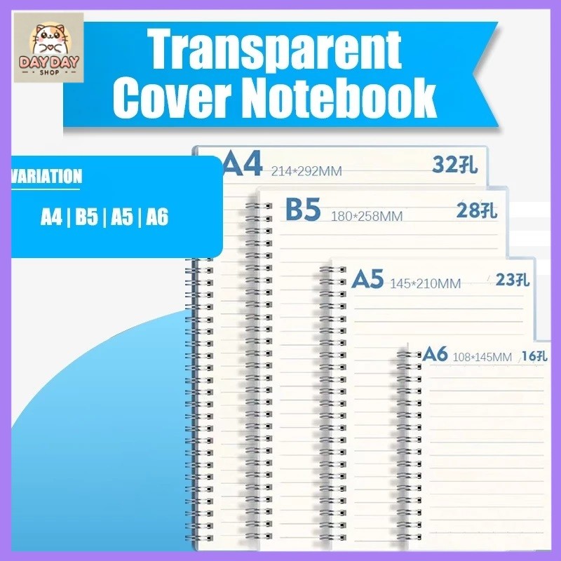 A4/B5/A5/A6/160 หน้าเครือข่ายเปล่าชุดตารางแล็ปท็อปหนังสือเกลียวไดอารี่ไดอารี่นักเรียน buku nota