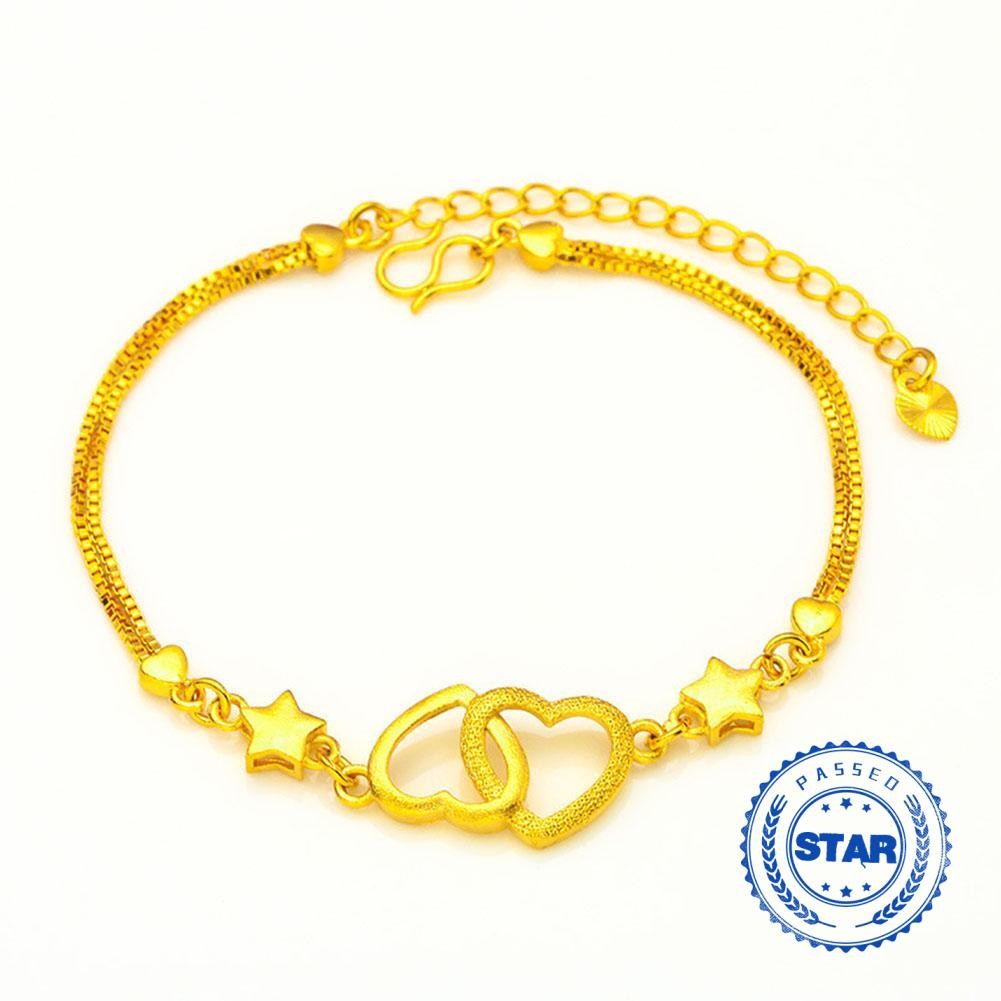 Shajin ชุดสตรี Love สร้อยข้อมือสร้อยคอแหวน Q6n7 M1