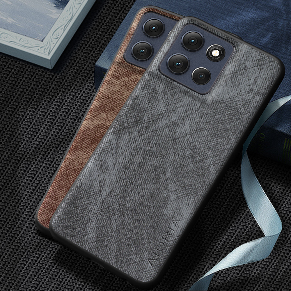 เคสสําหรับ Moto G86 G56 Vintage denim หนังโทรศัพท์หรูหรา coque สําหรับ G86 กรณี