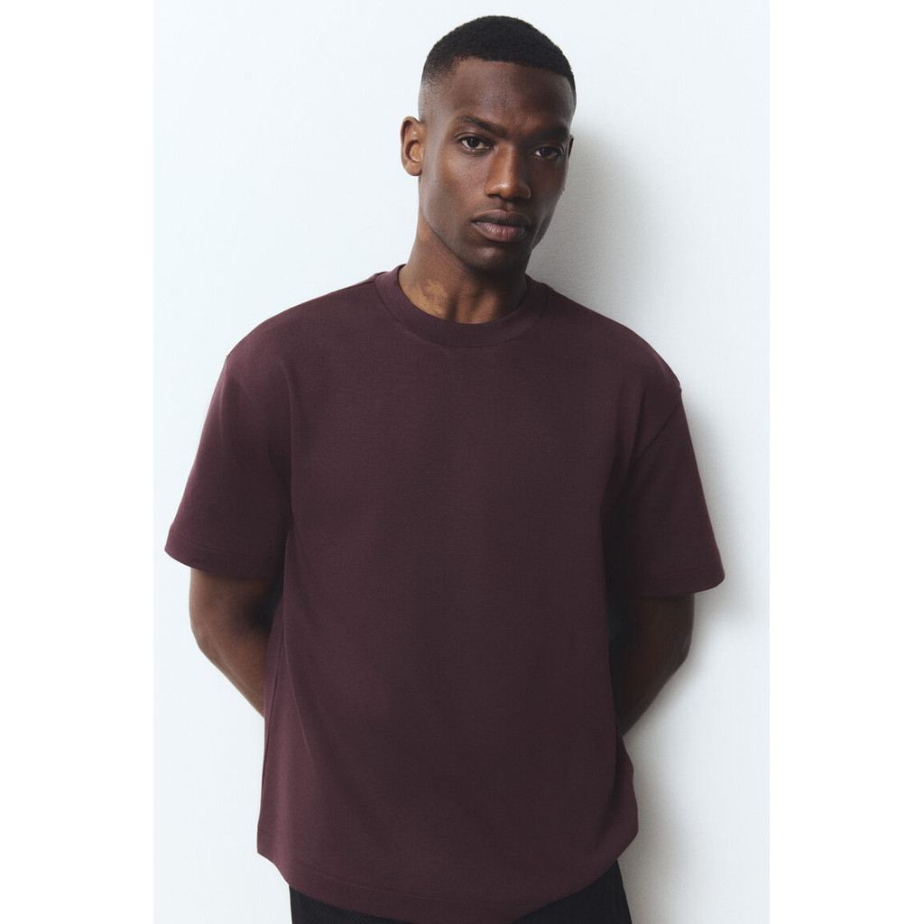 H&M(เอชแอนด์เอ็ม) เสื้อยืดแบบหลวม (Loose Fit T-shirt) Men Loose Fit T-shirt 1232194_7