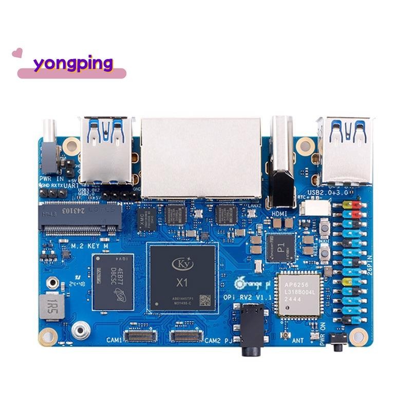 สําหรับ RV2 บอร์ดเดี่ยวคอมพิวเตอร์ forOrange Pi RV2 RAM บอร์ดพัฒนาคอมพิวเตอร์ DDR4 8-Core RISC-V 2TO