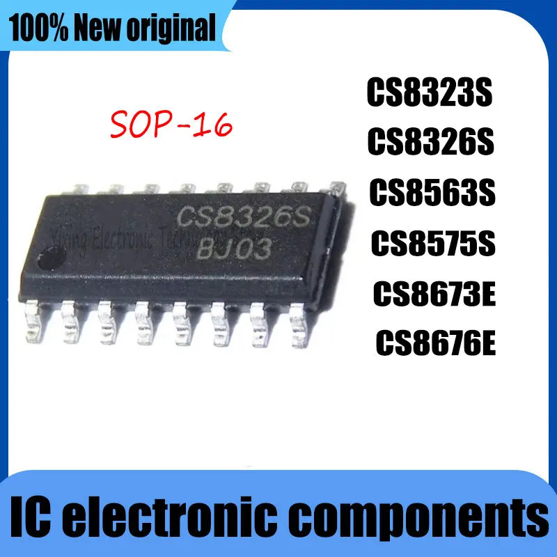 1-5PCS CS8326S CS8563S CS8676E CS8323S CS8575S CS8673E SOP-16 เครื่องขยายเสียงชิป