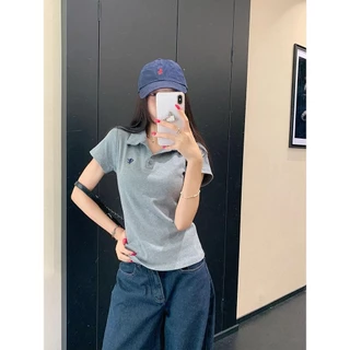 MOSESQUEEN เสื้อยืดคอโปโลแขนสั้น ออกแบบเรียบหรู สวมใส่ง่ายทุกโอกาส ใหม่ล่าสุดสำหรับฤดูร้อนปี 2025#63179