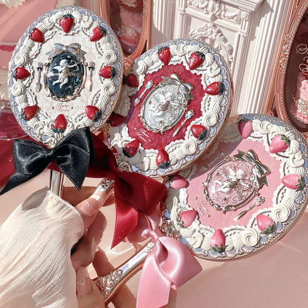 กระจก flower knows flower knows Flower Knows Mirror Collection!!Flower Knows Strawberry Cupid Mirror