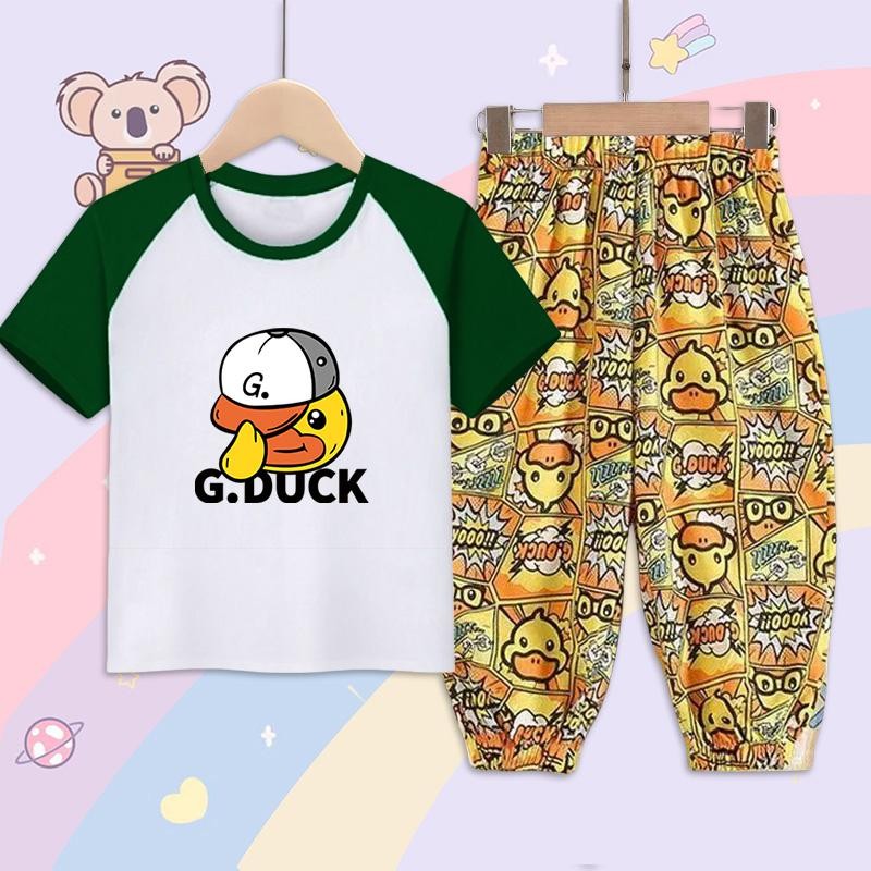 Korean children's set suitable for 1-8 year old duck series COD