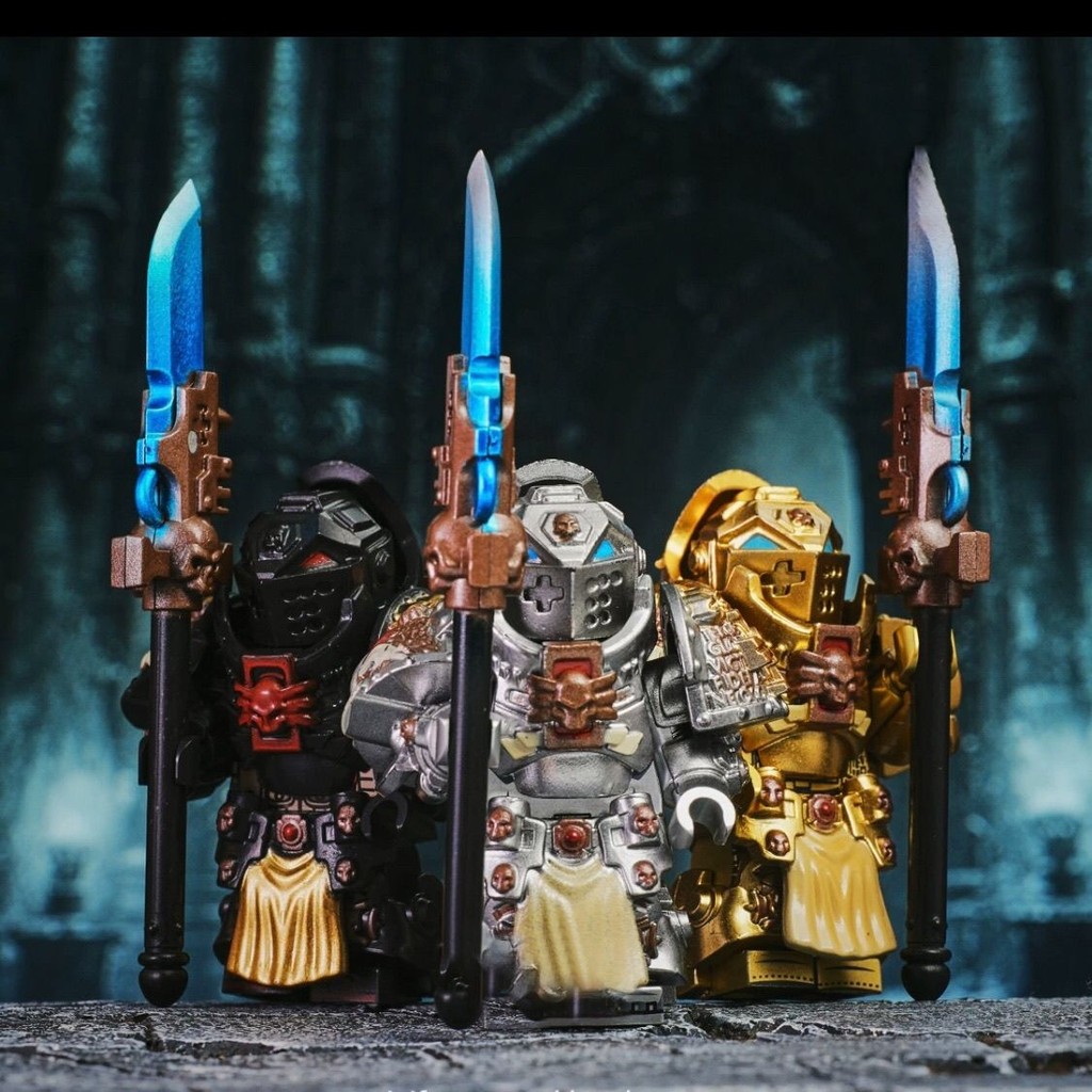 Warhammer 40K Grey Knight Game Temple Extreme Building Block Minifigure Toy Terminator War Chess Spa