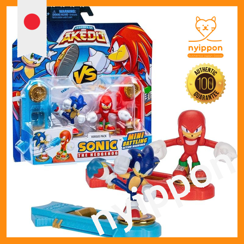 AKEDO [Official Japan Product] Hashi Top-In Versus Pack (Sonic VS Knuckles) Legendary Akedo Sonic th