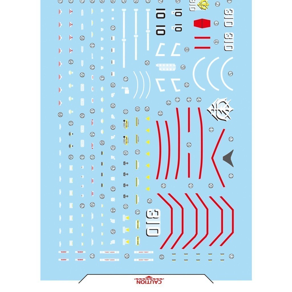 20250801 XY XUEYAN รูปลอก RG-13 RG UMA LIGHTNINGS ZAKU II ZAKU 2 FLUO Water Slide decal (ไม่รวมชุด) 