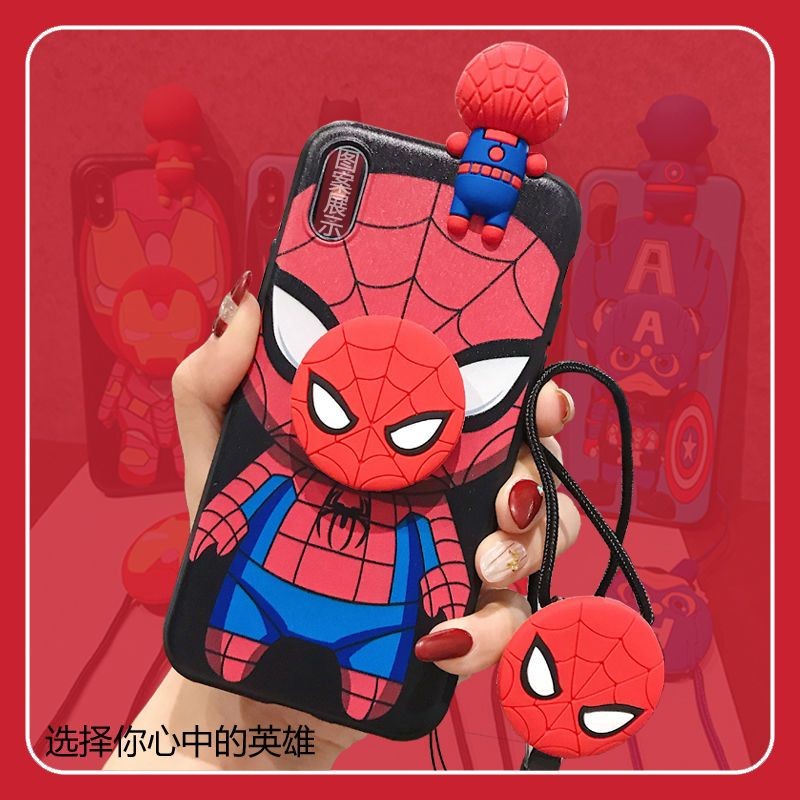 Spiderman 14promax เคสโทรศัพท์ 14/13/12/11 promax Soft Case i6s/6p/8p American Team Marvel Reay stoc