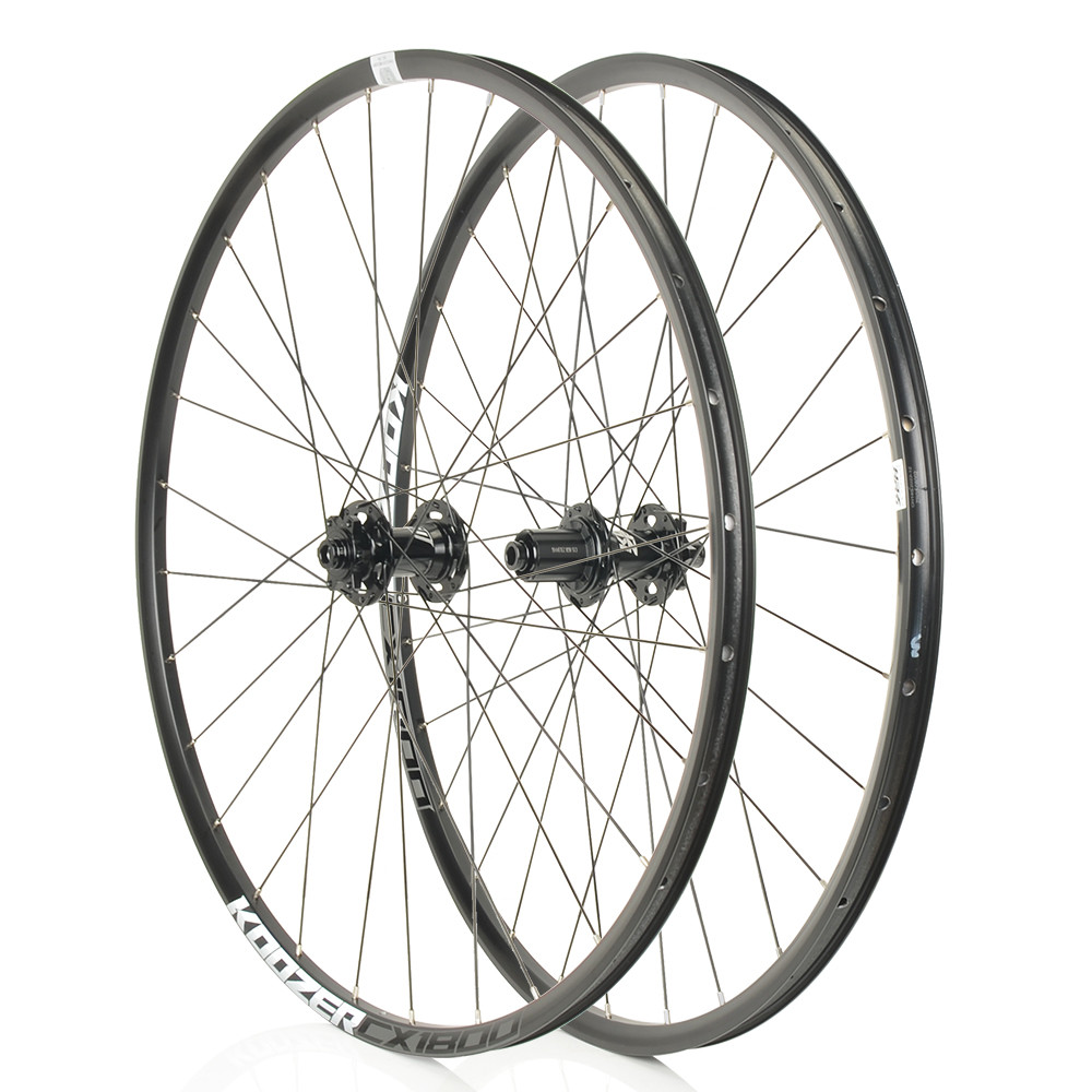 Koozer CX1800 Road Gravel CX 700C Bike Wheelset Disc Brake 5x100 135 QR 12x100 12x142mm THRU 28H 32 