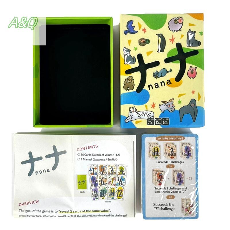 AQ Friends Entertainment Strategy Game อัพเกรด Nana 777 Kano Trio Board Game 3-6 ผู้เล่นครอบครัว/ปาร