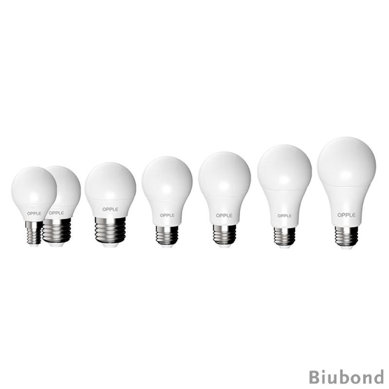 [Biubond] OPPLE E27 LED Globe โคมไฟหลอดไฟ 7W 9W 12W 14W ประหยัดพลังงาน 7W - 3000K หลอดไฟ LED Dayligh
