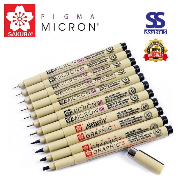 ปากกา Sakura Pigma Micron สีดํา