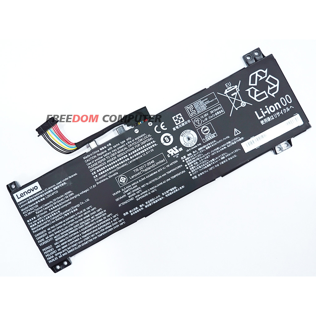 แบตเตอรี่โน๊ตบุ๊ค(แท้) L20C4PC0 L20D4PC0 L20M4PC0 L20L4PC0 ใส่ LENOVO LEGION 5-15ACH6 15IAH7 15ITH6