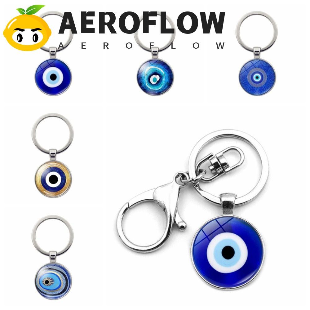 AEROFLOW Blue Evil Eye จี้, Blue Evil Eye Lucky Evil Eye พวงกุญแจ, Evil Eye ลูกปัดพวงกุญแจแฟชั่นอินเ