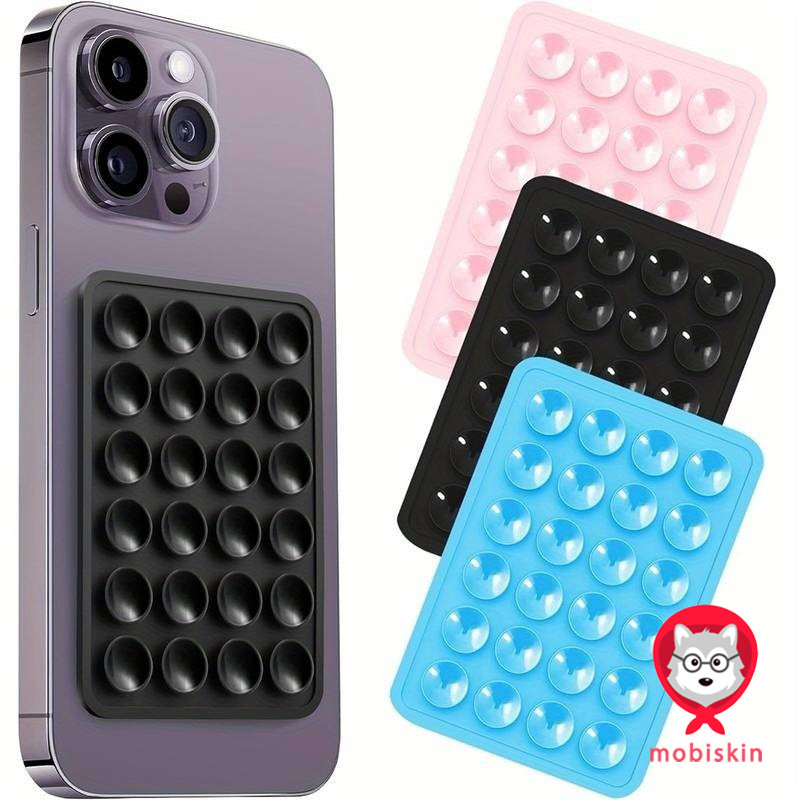 แผ ่ นดูดซิลิโคนสําหรับโทรศัพท ์ มือถือ Fixture ดูดถ ้ วยสนับสนุนยางซิลิโคน Sucker Pad สีสุ ่ มการจัดส ่ ง