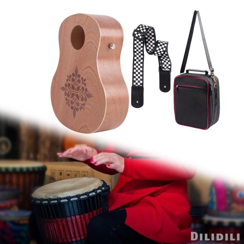 [Dilidili] กลอง Cajon แบบพกพา Travel Cajon กลองสําหรับเพลงแสดงการเล่นประสิทธิภาพ