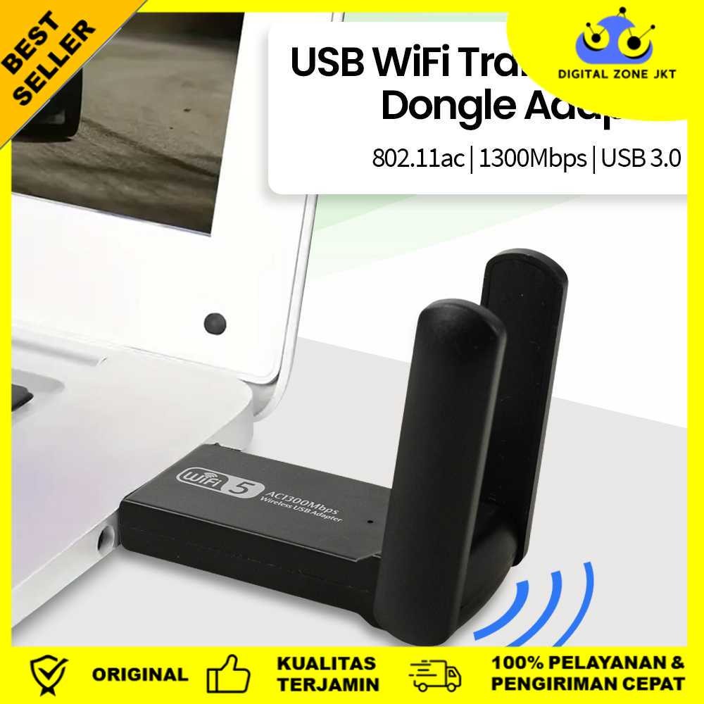 อะแดปเตอร์ดองเกิลส่งสัญญาณ USB WiFi 802.11ac 1300Mbps - AC1300