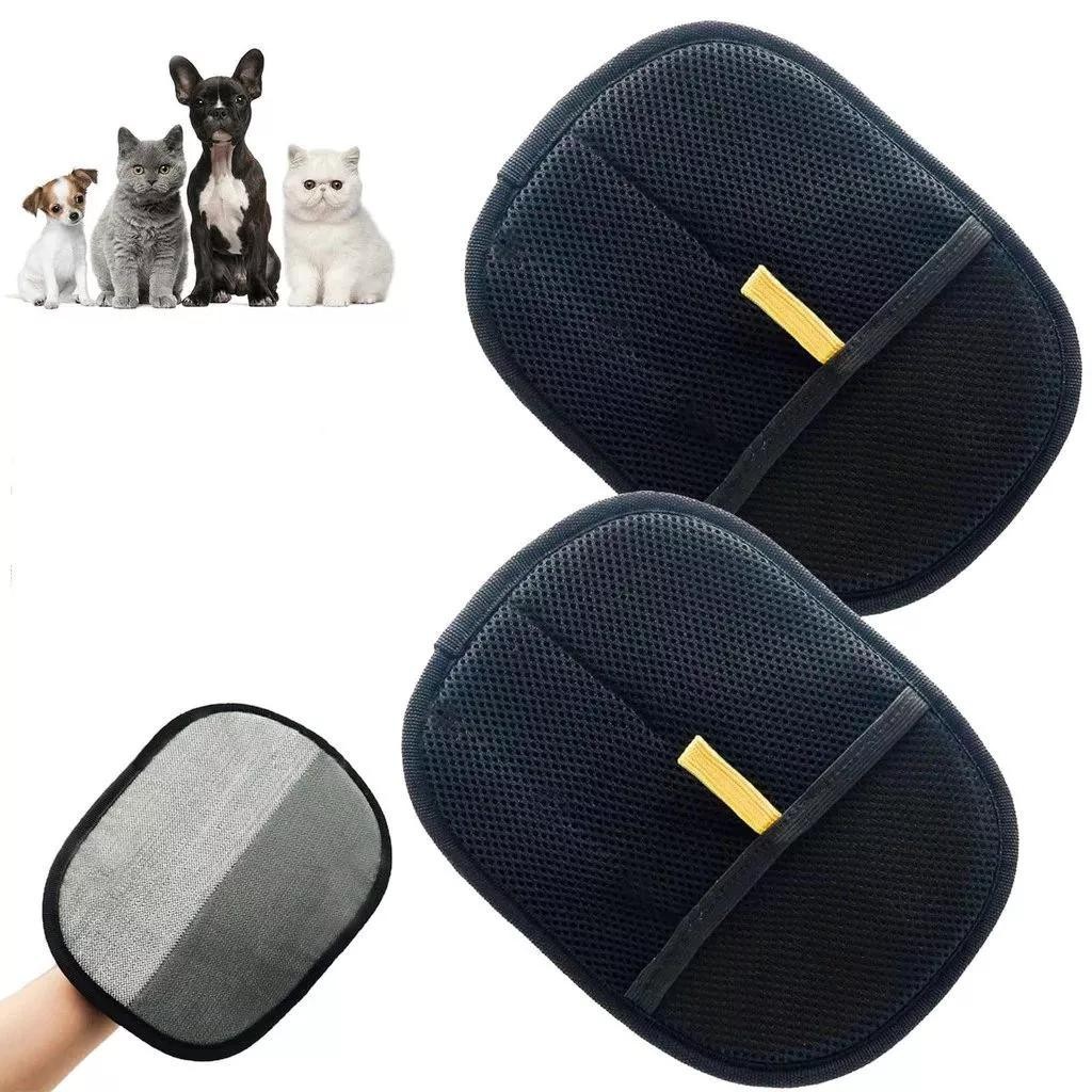 ถุงมือกําจัดขนสัตว์เลี้ยง FurFree, แปรงแบบคงที่แบบสองทาง, น้ํายาล้างขนสุนัขและแมว, ถุงมือผมเหนียวสําหรับกรูมมิ่งบ้าน - รูปที่ 3