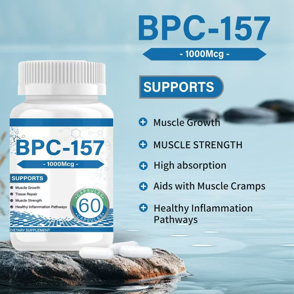 BPC - 157 แคปซูล BPC - 157- pro 1000 MB เพิ่มการฟื้นฟูกล้ามเนื้อ และการซ่อมแซมเนื้อเยื่อ