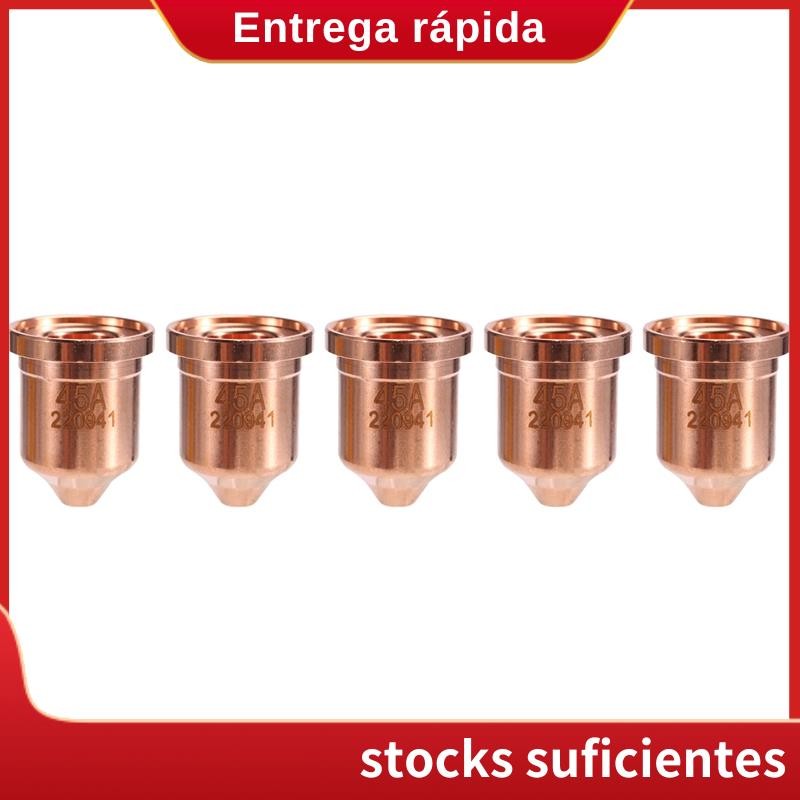 5ชิ้น 220941 เคล็ดลับหัวฉีด 45A Fit สําหรับ 45XP/65/85/105 วัสดุสิ้นเปลืองไฟฉายตัดพลาสม่า