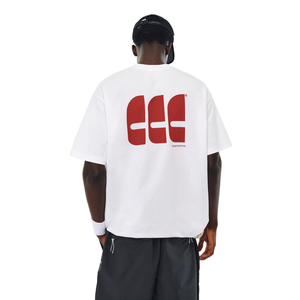 FPA กีฬา Cool Ice Pi Solona พิมพ์แขนสั้น China-Chic หลวมรอบคอคู่เสื้อยืด Top