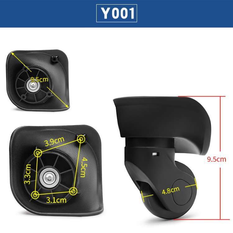 รถเข็นกระเป๋าเดินทาง Hongri A-08 ขนาดเล็ก Universal ล้อ JL-01-รอกล้อขนาดเล็ก YT-A01 ล้อ 001 KYUZ