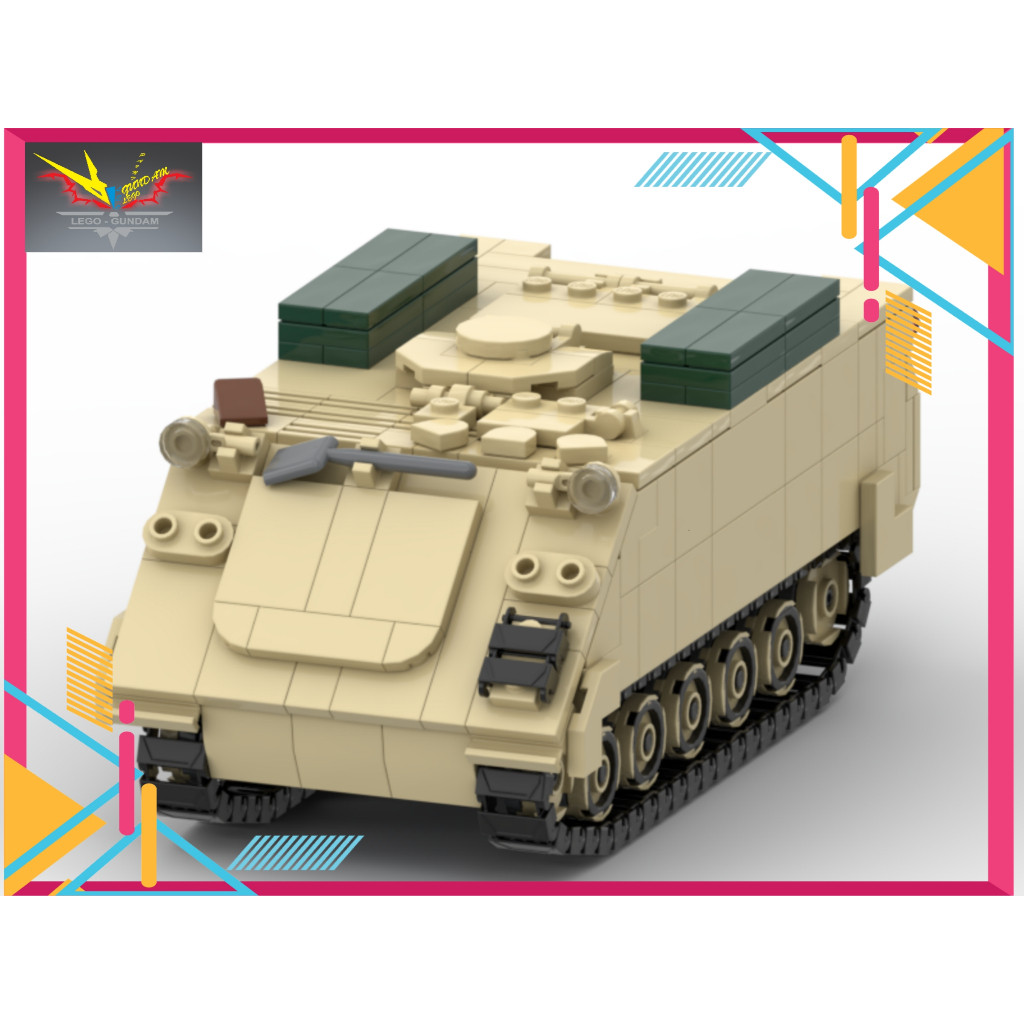 Moc Army M113 ของเล่นประกอบ