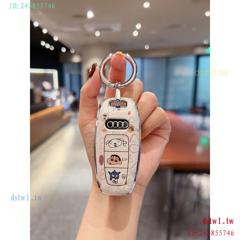 RYM7 2025 สไตล์ใหม่ Audi A6L A7 Q5L A3L ฝาครอบกุญแจรถ Q2L Q3 เปลือก Q7 หัวเข็มขัด A4L เฉพาะ q4etron 