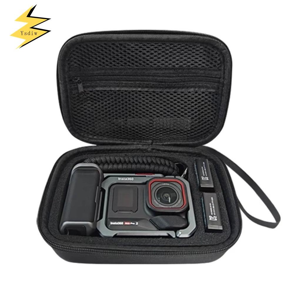 YSDIW กระเป๋า, Shock Resistance Fall Protection Carrying, Compact EVA สําหรับ Insta360 Ace 2/1 Xplor