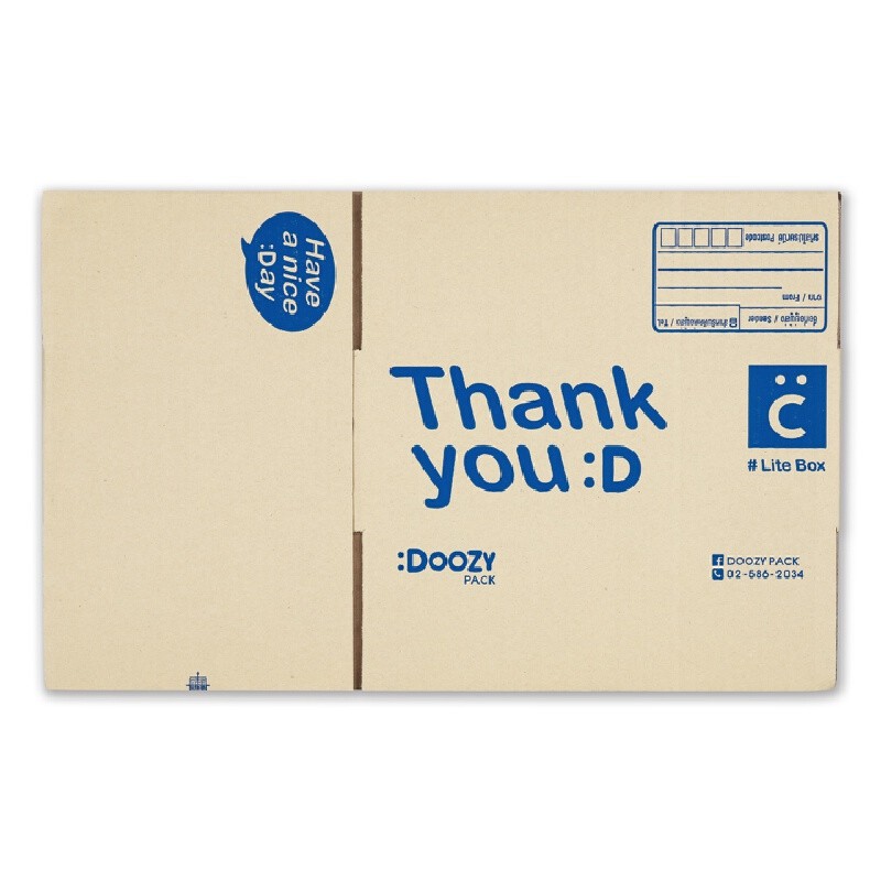 กล่องไปรษณีย์ Lite NO.C (แพ็ค10) Doozy Pack ราคา ถูกที่สุด ดีลบีเคเค แกลเลอรีภาพที่ 2