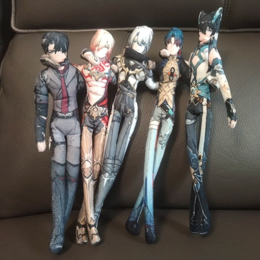 เกม Honkai Star Rail Anaxa Aventurine Mydei Kainon Twistable Shape ตุ๊กตายัดตุ๊กตาของเล่นตลกบทคัดย่อ