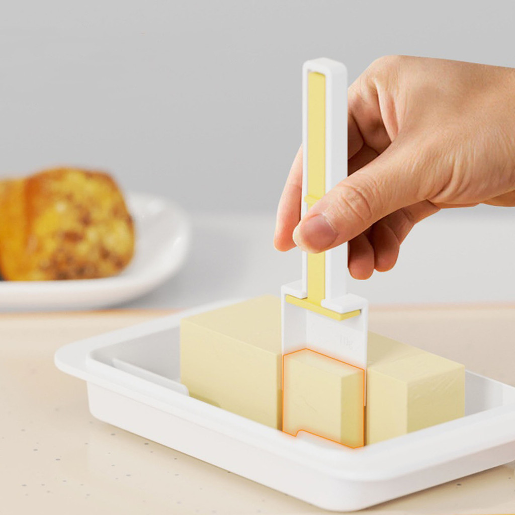 【ได้รับใน 1-3 วัน  】กล่องเก็บเนยความจุขนาดใหญ่ Slice Dividing Butter Cutting และกล่องบรรจุภัณฑ์เครื่องมือจัดเก็บ ราคา ถูกที่สุด ดีลบีเคเค แกลเลอรีภาพที่ 7