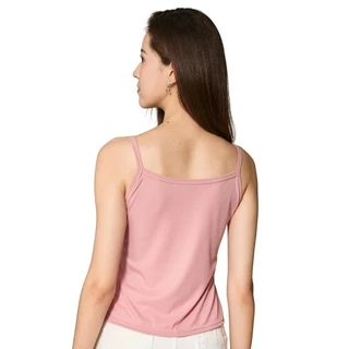 (S-3XL)เสื้อกล้ามสายเดี่ยว ทรงครอป มีซับในทรงบราเซ็ต ใส่ได้ทุกลุค เสื้อกล้ามลำลอง เบสิก สีพื้นสำหรับสตรี นุ่มและใส่สบาย