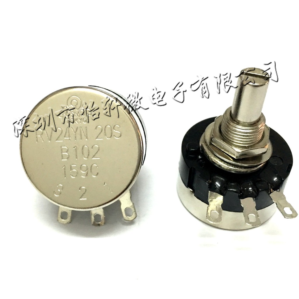 RV24YN20S B102 1K ปรับความต้านทานแหวนเดี่ยวฟิล์มคาร์บอน Potentiometer พร้อมสต็อก