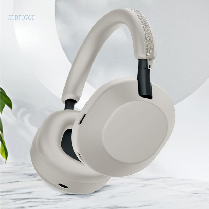 3C 1 ชุดซิลิโคนแผ่นรองหูฟัง Headbands Cushion Case Cover สําหรับชุดหูฟังสําหรับเล่นเกม WH-1000XM6