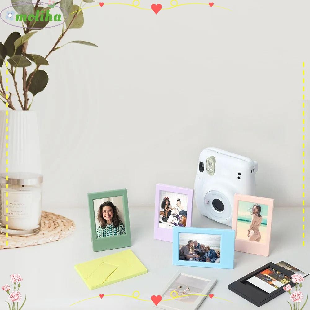 MOLIHA Fujifilm Instax mini Mini Film Frame, Art Photo Display 3 นิ้วกรอบรูป,แฟชั่นแนวตั้งCreative Desktop Decorกล้องฟิล์มทันที
