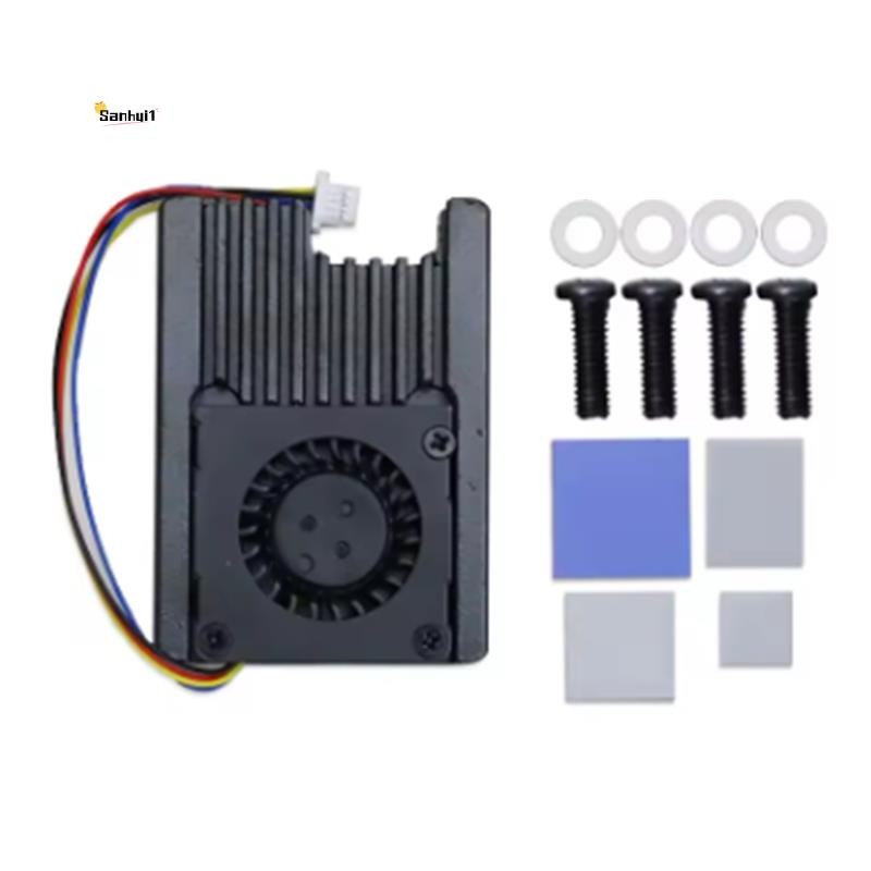 พัดลมระบายความร้อนแบบรวมสําหรับ CM5 ฮีทซิงค์พร้อมพัดลมควบคุมความเร็ว PWM คอลัมน์ตัวเว้นวรรค 3 มม.