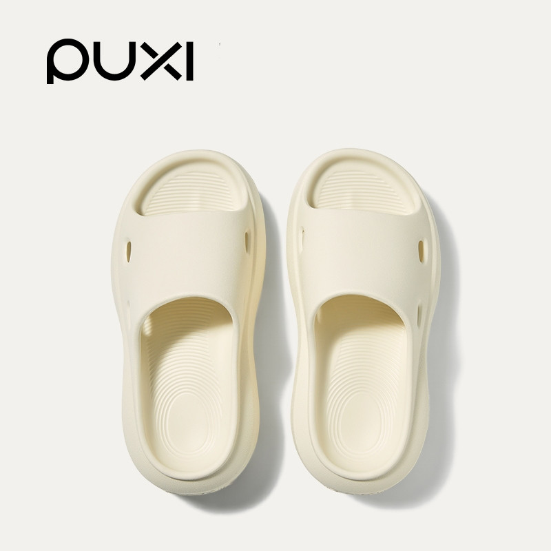 PUXI รองเท้าแตะสําหรับผู้หญิง eva รองเท้าแตะหนา สบาย กันลื่นPX4636