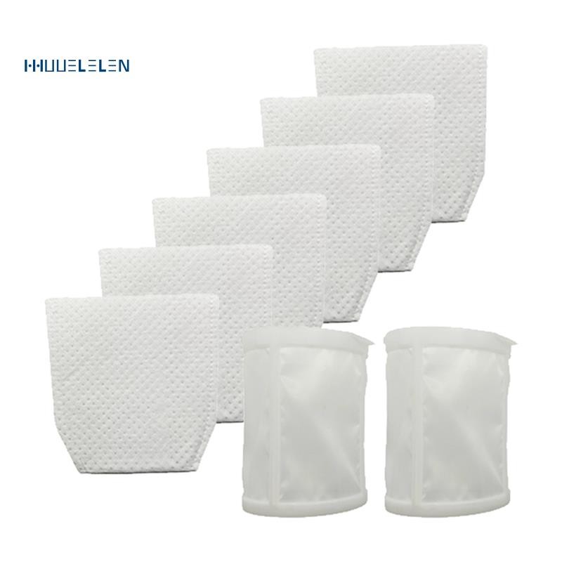 [Promote H]6+2pack ตัวกรองสูญญากาศสําหรับ T-03193 443060-3 XLC02ZB,XLC02ZW,XLC02RB1W,XLC02R1B,LC01Z,