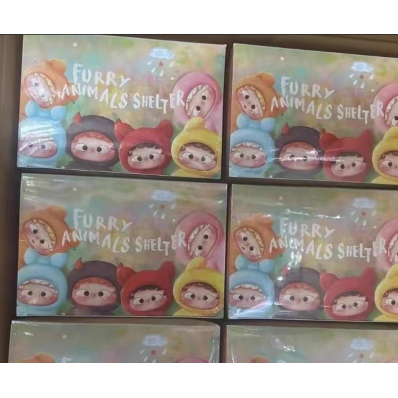 ในสต็อก ของแท้ พร้อมส่ง OZAI OZAI Furry Shelter mini Mystery Box Male Cute Particle Doll