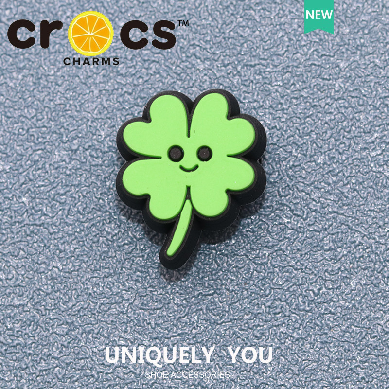 JIBBITZ cross charms ตัวติดรองเท้า Flower Pine ดีไซน์ธรรมชาติ ตัวติดรองเท้า cross