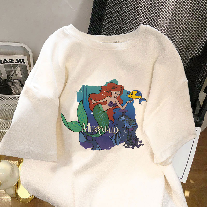 พร้อมส่ง&เก็บเงินปลายทาง RINA STUDIO เสื้อยืดโอเวอร์ไซส์ เสื้อยืดเกาหลี ผ้าฝ้าย 100% เสื้อยืด