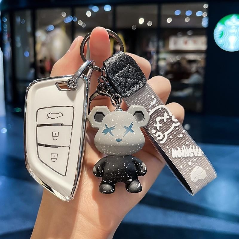 ขอบเงินรถ Remote Key สําหรับ VVDI KD ดัดแปลงใบมีด Key BMW MG Lexus Haval Chery Hyundai BYD Cadillac Chevrolet