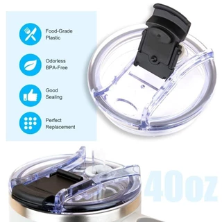 Sutee 1 ชิ้นถ้วยแก้ว, 20/30/40 ออนซ์ Splash Proof ฝาครอบขวด, สําหรับถ้วยพร้อมที่จับ Multicolor Themos Tumbler ฝาพลาสติก