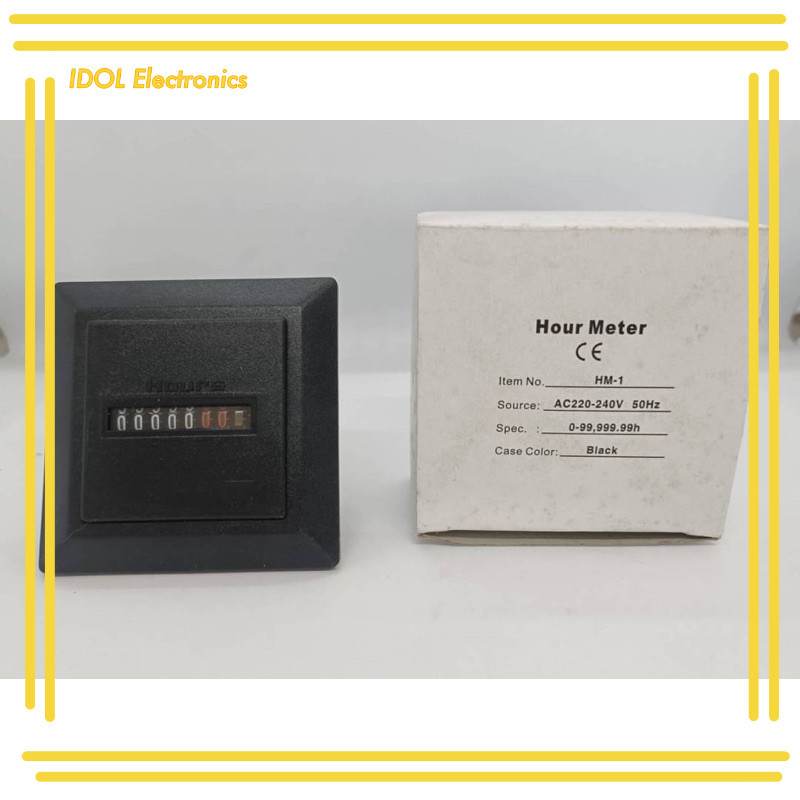 ราคาถูก! SPECIFICATION: HM-1   CE certificated Hours Run Panel Meter with Frequency of 50Hour Meter