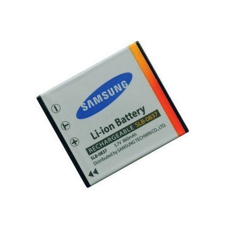 เหมาะสําหรับ Samsung Charger SLB-0837 แบตเตอรี่กล้องดิจิตอล i5 i6 L73 L50 L60 NV3 slb0837 แบตเตอรี่